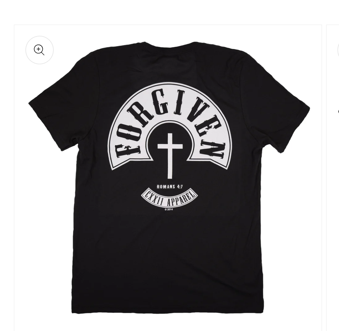 Sinner|Forgiven OG black tee